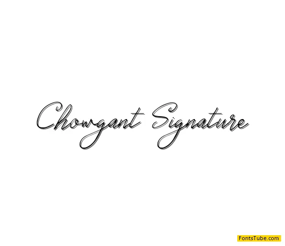 Chowgant Signature