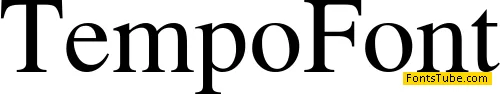 TempoFont Font Family