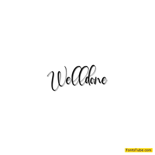Welldone Font