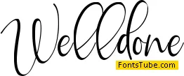 Welldone Font