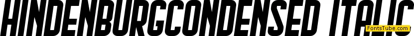 Hindenburg Font Family