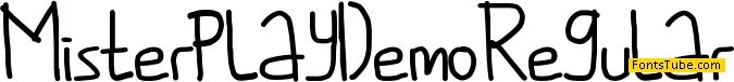 Misterplay Demo Font