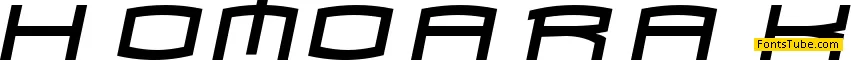 Homoarakhn Font