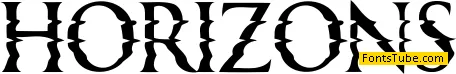 Horizons Font