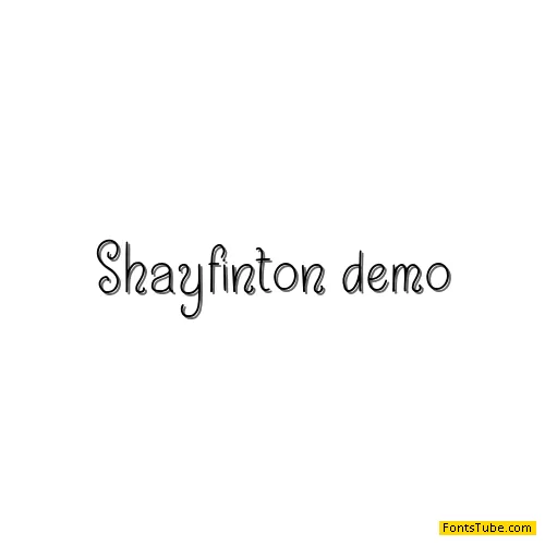 Shayfinton Font