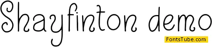 Shayfinton Font