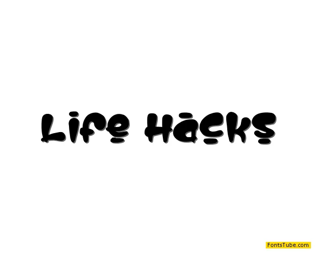 Life Hacks Font