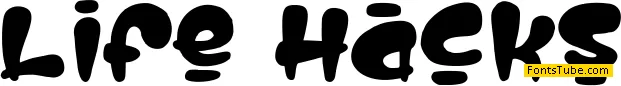 Life Hacks Font