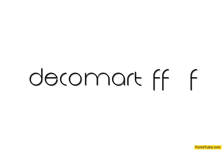 Decomart FF 4F Font