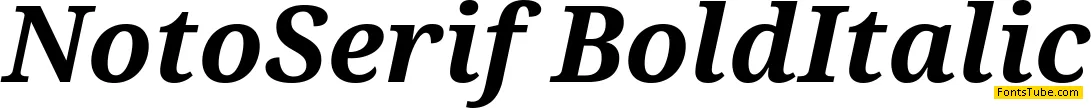 Noto Serif Font Family