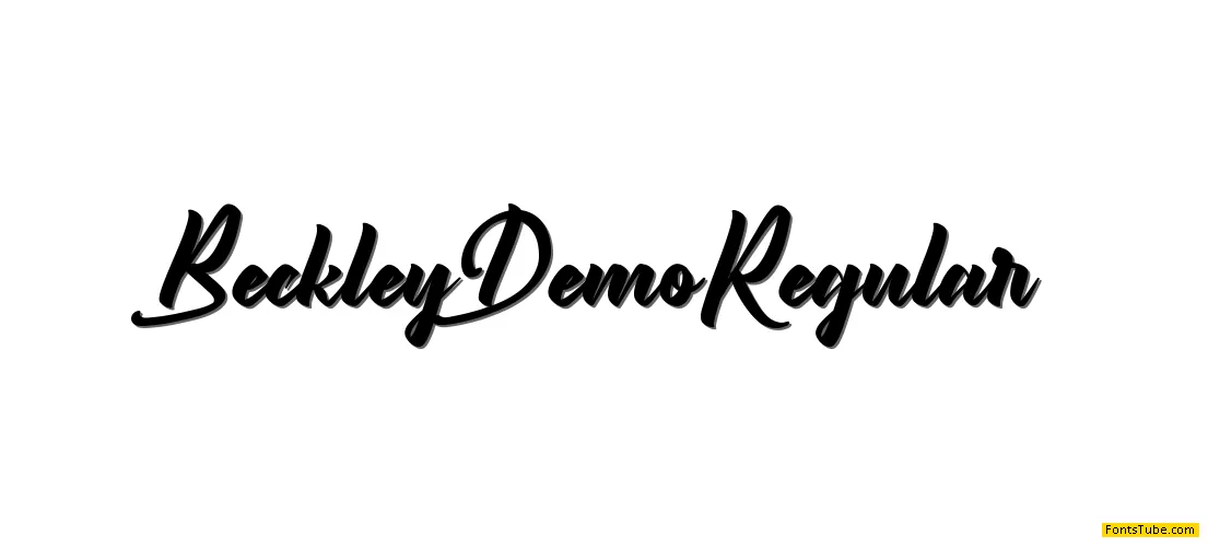 Beckley Demo Font