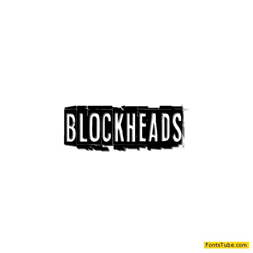 Blockheads Font