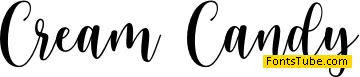 Cream Candy Font