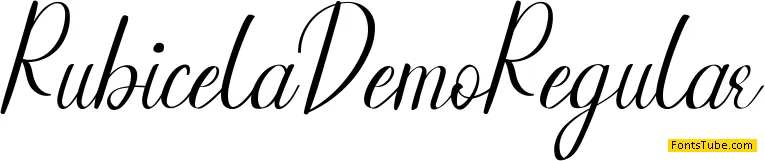 Rubicela Demo Font