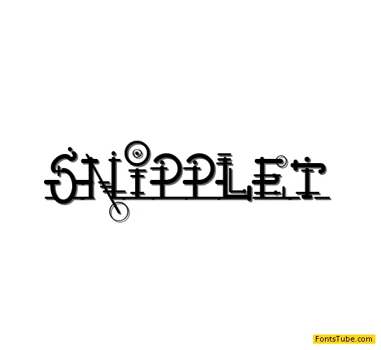 Snippletweak Font