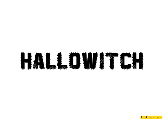 Hallo Witch - Personal Use Font