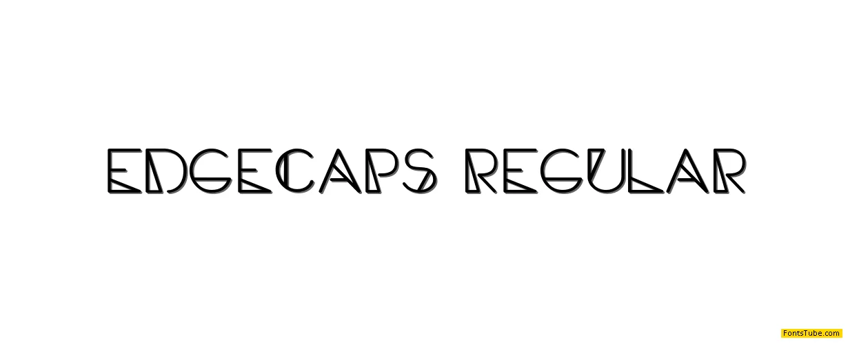 Edge Caps Font