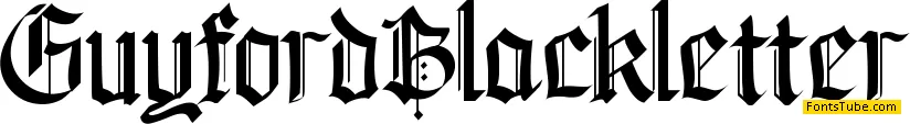Guyford Blackletter