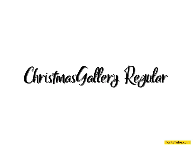 Christmas Gallery Font