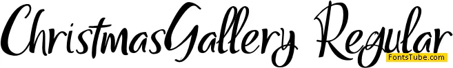 Christmas Gallery Font