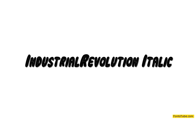 Industrial Revolution Font Family