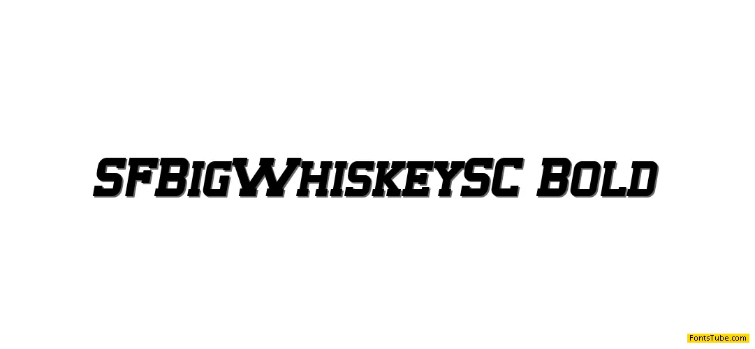 SF Big Whiskey Font Family