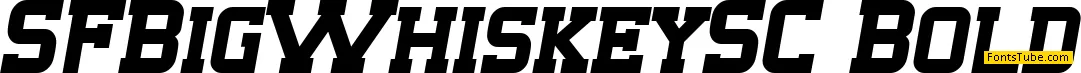 SF Big Whiskey Font Family