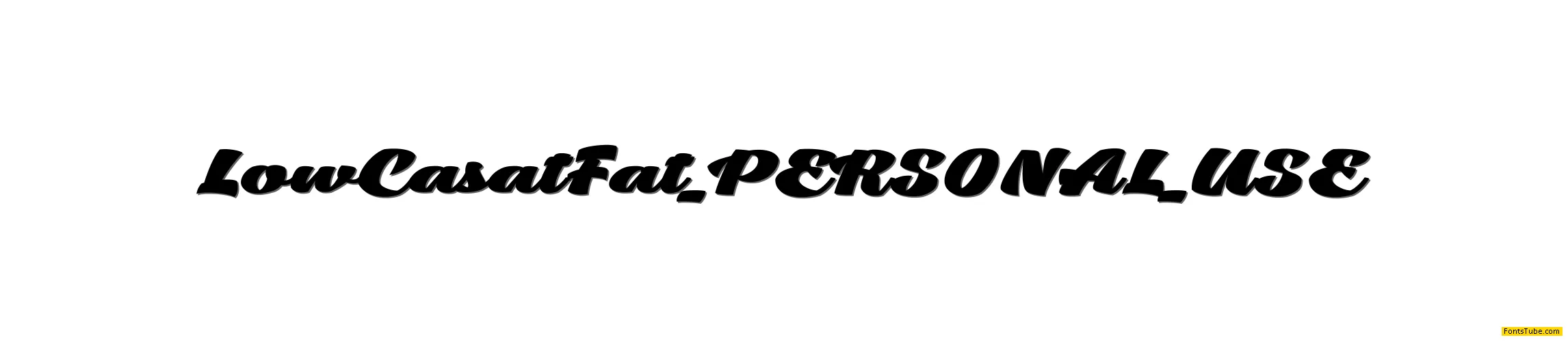 Low Casat Font Family