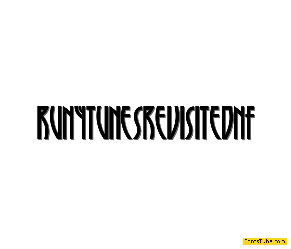 Runy Tunes Revisited NF Font