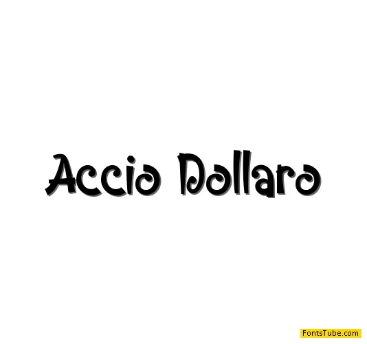 Accio Dollaro Font