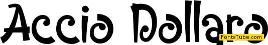 Accio Dollaro Font