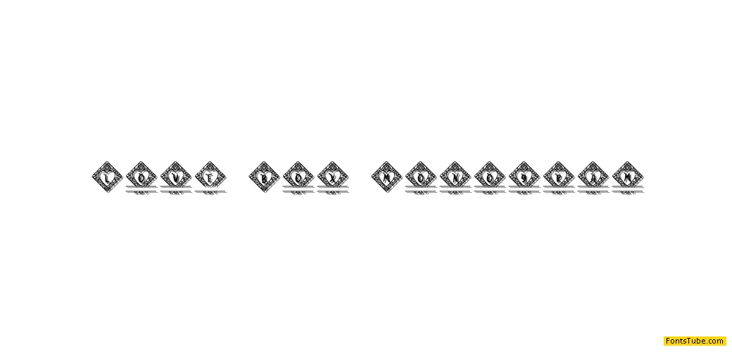 Love Box Monogram