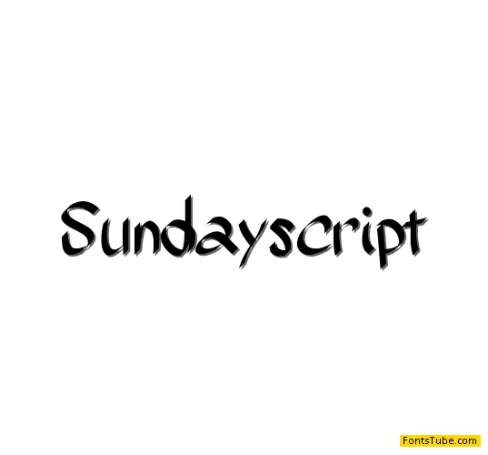 Sundayscript Font