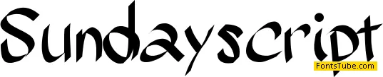 Sundayscript Font