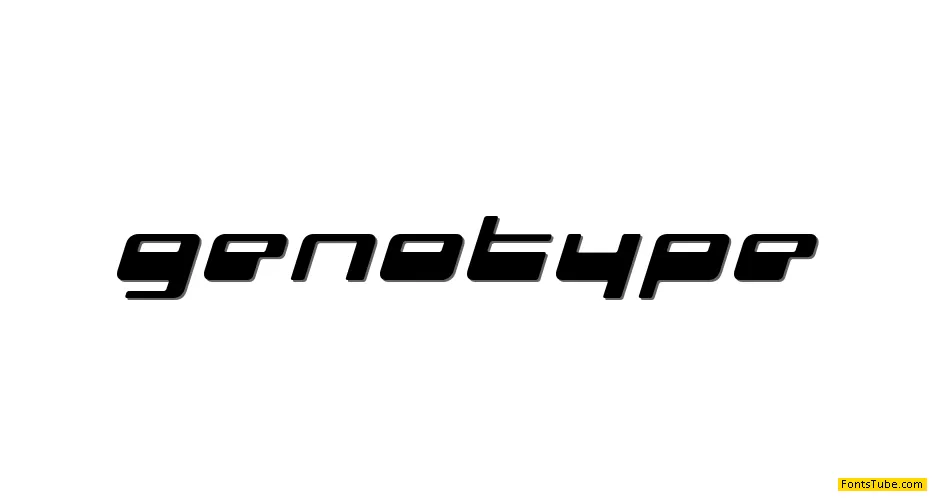 genotype Font