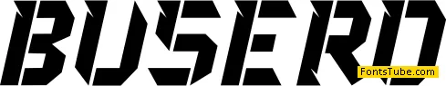 BUSERO Font