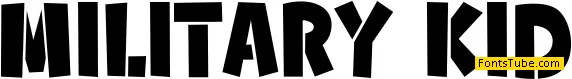 Military Kid Font