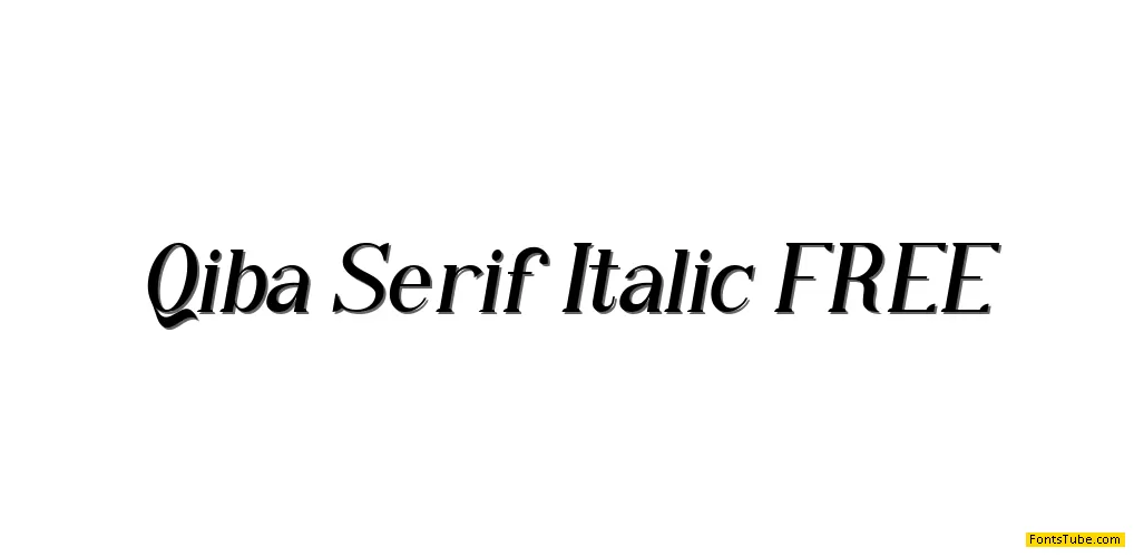 Qiba Serif Font Family