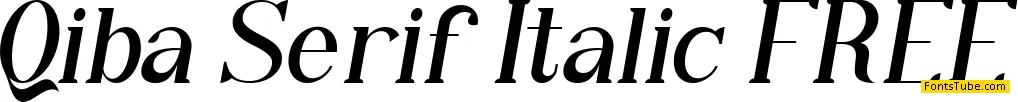 Qiba Serif Font Family
