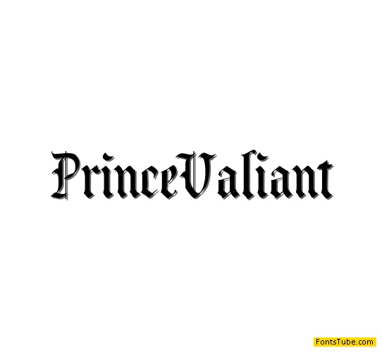 Prince Valiant Font