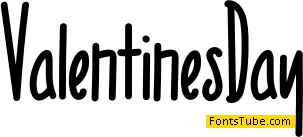 Valentines Day Font