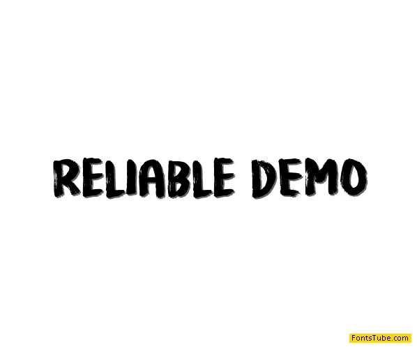 Reliable DEMO Font