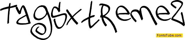 Tags Xtreme 2 Font