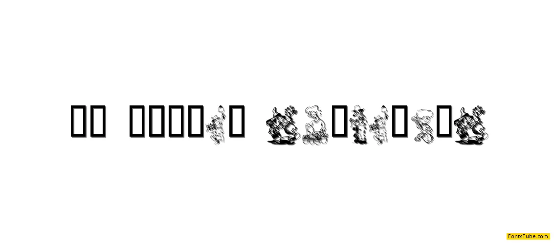 KR Summer Gardening Font