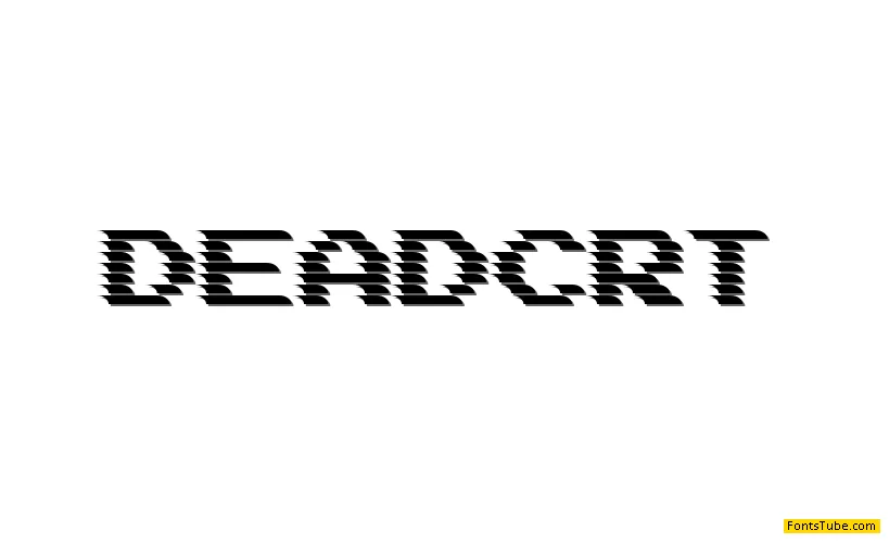 DEADCRT Font