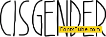 Cisgender Font