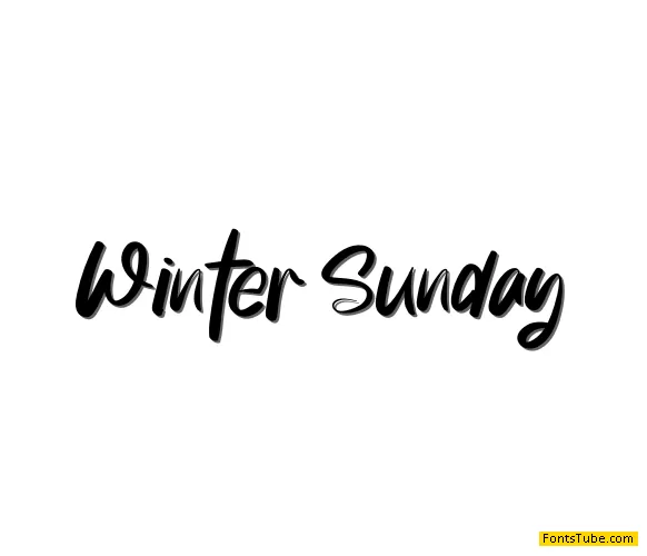 Winter Sunday
