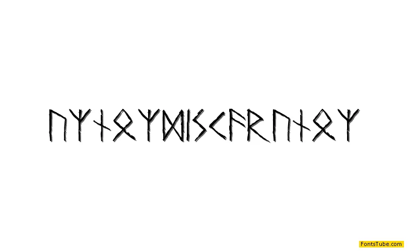 Urnordiska Runor Font
