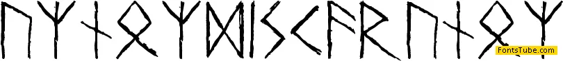 Urnordiska Runor Font