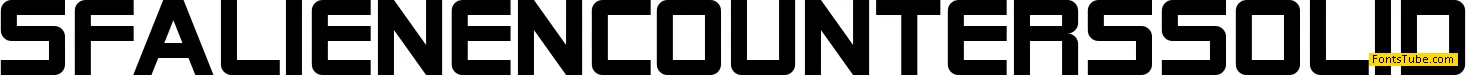 SF Alien Encounters Font Family